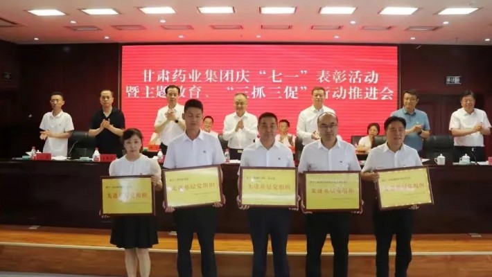 甘肅藥業(yè)集團(tuán)科技創(chuàng)新研究院黨支部榮獲“先進(jìn)基層黨組織”稱(chēng)號(hào)！